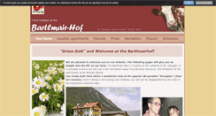 Desktop Screenshot of bartlmair.it